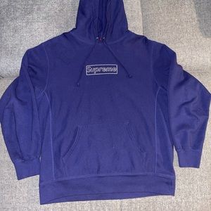 Kaws x Supreme Box logo Hoodie